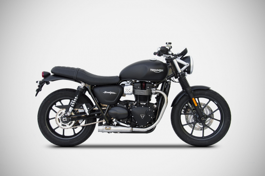 TRIUMPH STREET TWIN 2016/2022 - N.2 SILENCERS